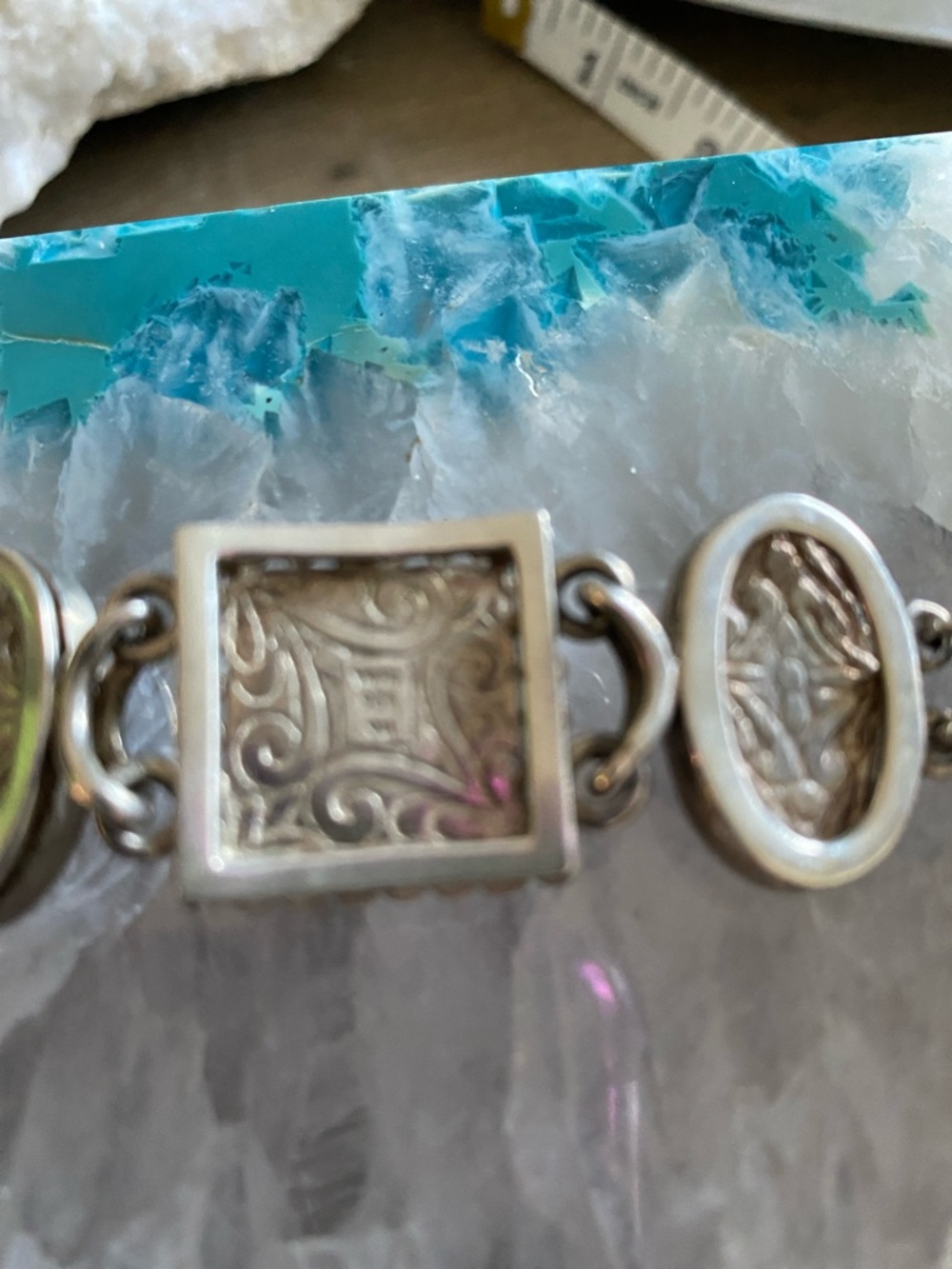 Whitney Kelly 925 Gemstone Art Bracelet – Boho Luxe Statement - Picture 9 of 9